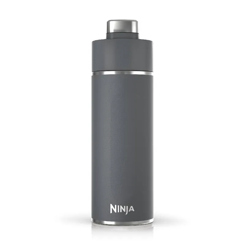 Ninja Thirsti Travel Water Bottle - Dark Grey, 530 ml