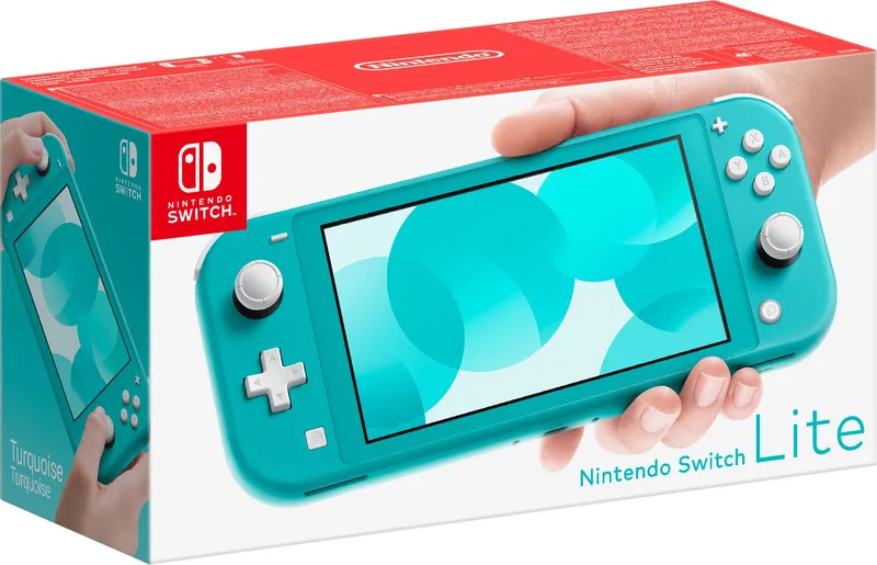 Nintendo Switch Lite 32GB - Turquoise, Blue