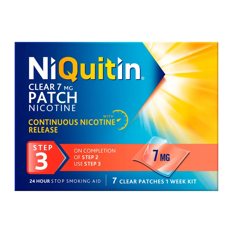 Niquitin 7mg Patches Original Step 3 Pack of 7