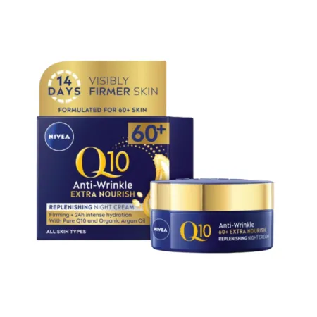 Nivea Anti-Wrinkle Q10 Night Face Cream - 50ml
