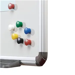 Nobo Drawing Pin Magnet 18mm Assorted (12 Pack)