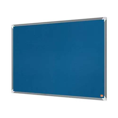 Nobo Premium Plus Blue Felt Notice Board 900x600mm