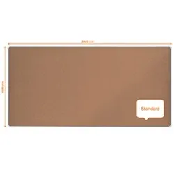 Nobo Premium Plus Cork Notice Board 2400x1200mm