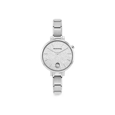 Nomination Paris Silver Glitter Watch