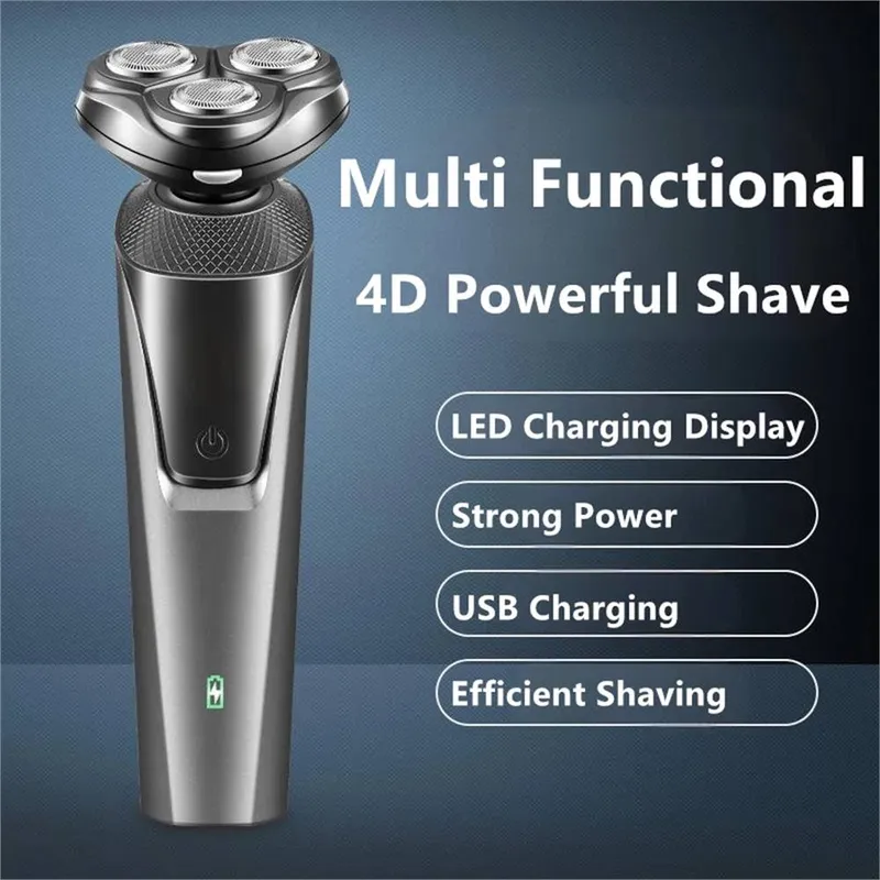 Nordara Cordless Beard Trimmer Nose Hair Shaver Grooming Kit in Grey - Grey