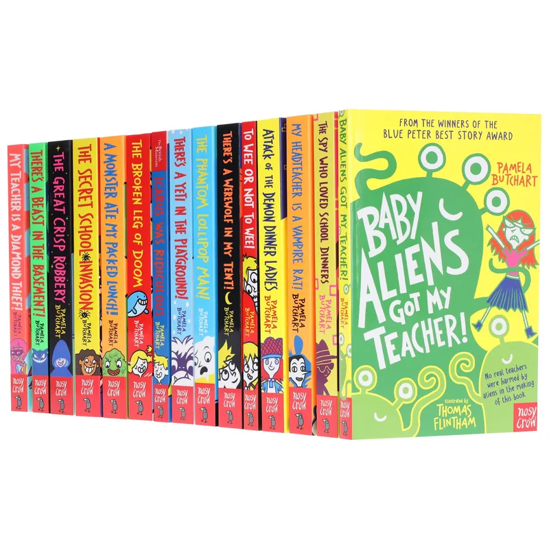 Nosy Crow Ltd Baby Aliens (Izzy and Friends) Series By Pamela Butchart 15 Books Collection Set (Baby Aliens Got My Teacher, Spy Who Loved School Dinners, My Headtea