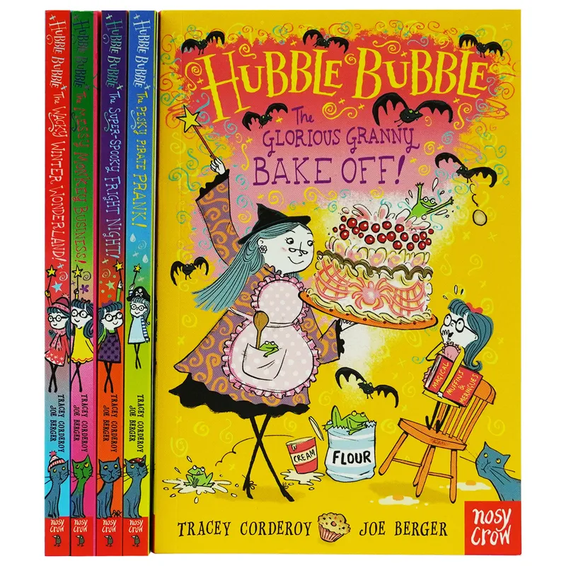 Nosy Crow Ltd Hubble Bubble Series 5 Book Set by Tracey Corderoy & Joe Berger – Funny Magic Adventure Stories for Kids