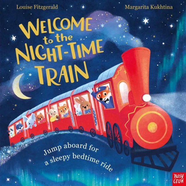 Louise Fitzgerald Welcome to the Night-Time Train Paperback Book Multicolor