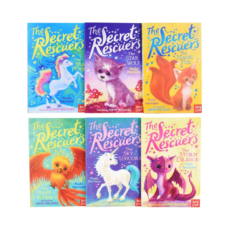 Nosy Crow Ltd The Secret Rescuers 6 Book Set by Paula Harrison – Magical Animal Rescue Adventure Series for Kids