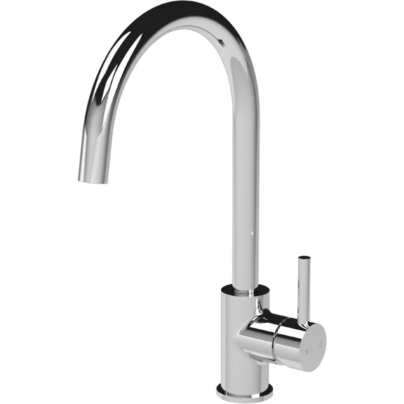 Nuie - Minimalist Kitchen Mono Mixer Tap with 1 Lever Handle, 436mm - Chrome