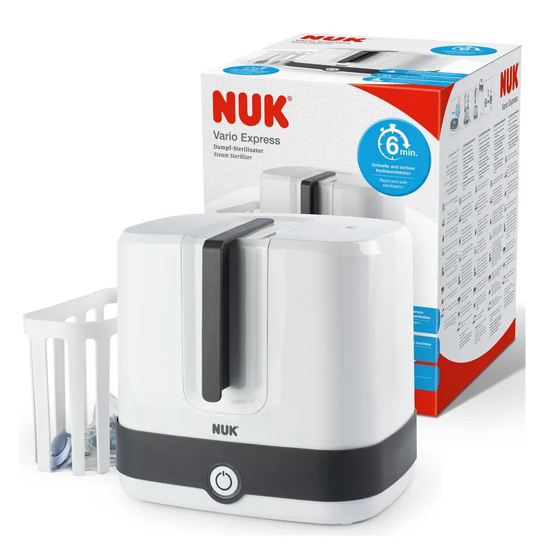 Nuk Vario Express Steam Steriliser in White White