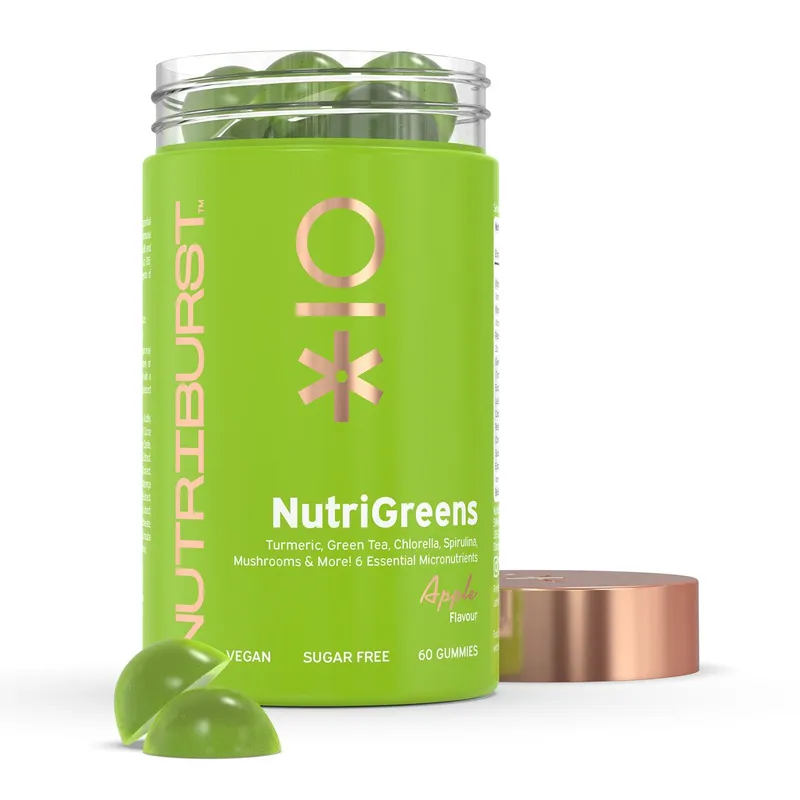 Nutriburst NutriGreens - Apple Flavour in Green Green