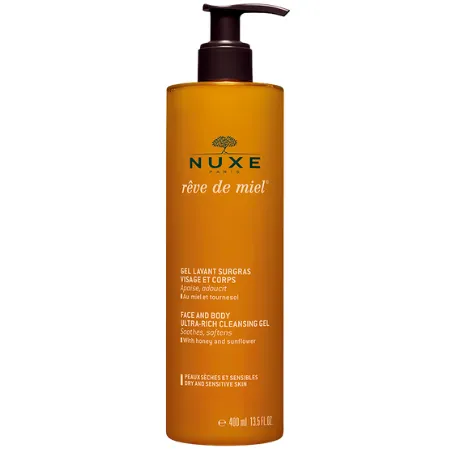 Nuxe Rêve de Miel Face & Body Cleansing Gel - 400 ml