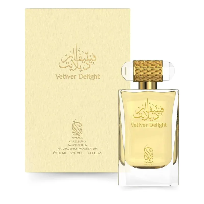 Nylaa Vetiver Delight 100ml Eau De Parfum fragrance for men & women in Clear Clear 100ml
