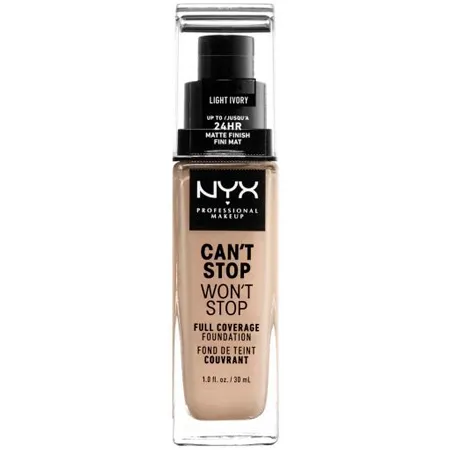 Nyx Can't Stop Won't Stop Foundation - Light Ivory