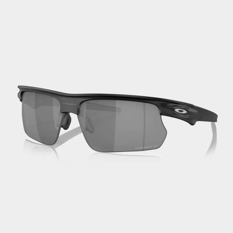 Oakley BiSepaera Polarised Prizm Sunglasses, Grey/Matte Black/Prizm Black One Size