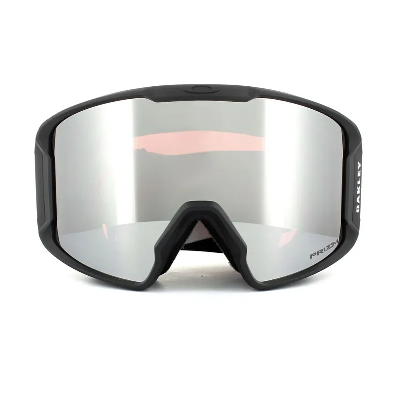 Oakley Mens Ski Goggles Line Miner Oo7070-01 Matt Black Prizm Iridium - One Size