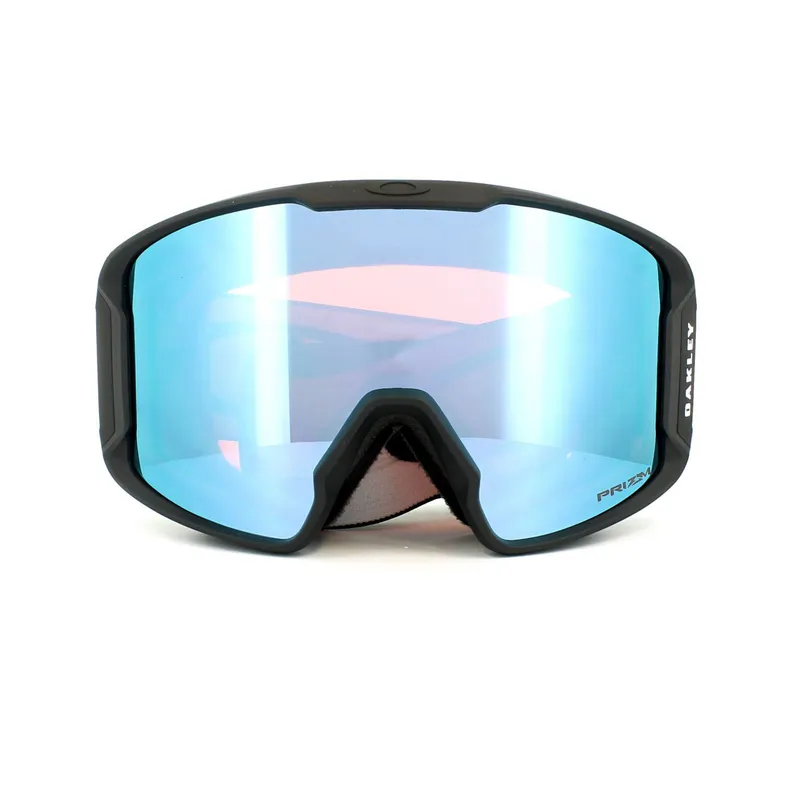 Oakley Mens Ski Goggles Line Miner Oo7070-04 Matt Black Prizm Sapphire Iridium - One Size