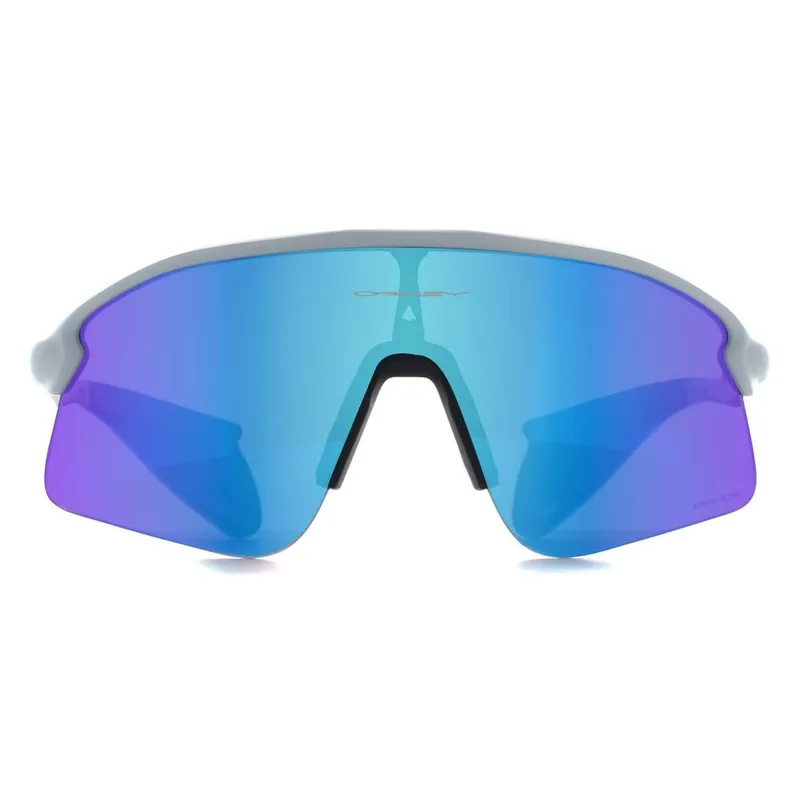 Oakley Unisex Shield Matte White Prizm Sapphire Stunt Devil White female