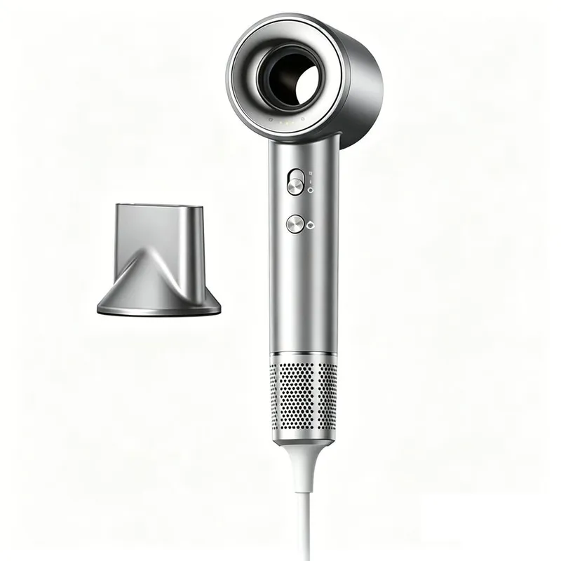Obasyhig Hollow-Body High-Speed Negative Ion Hairdryer in Silver - Silver