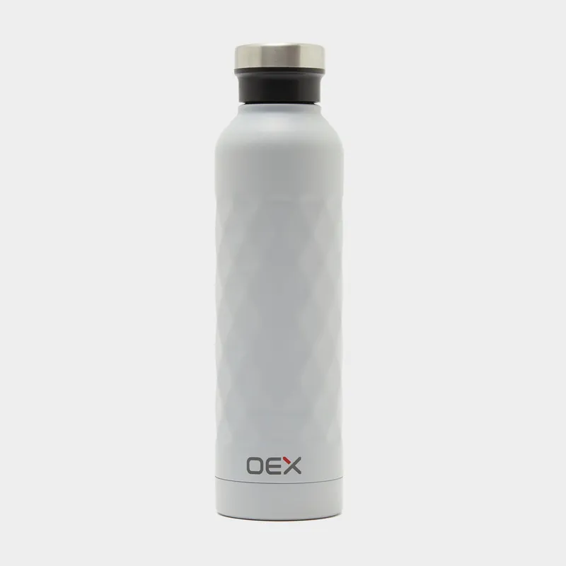 Oex 500ml Double Wall Bottle Grey