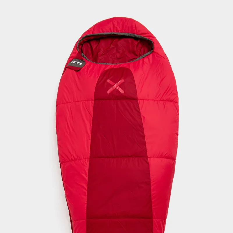 Oex Drift 700 Sleeping Bag Red