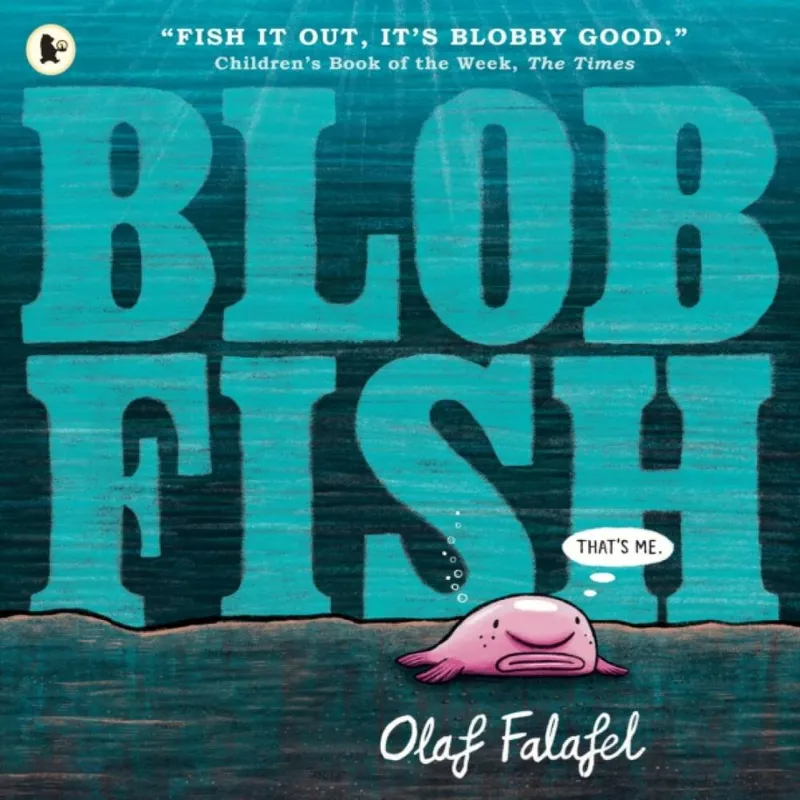 Olaf Falafel Blobfish Paperback Book Multicolor