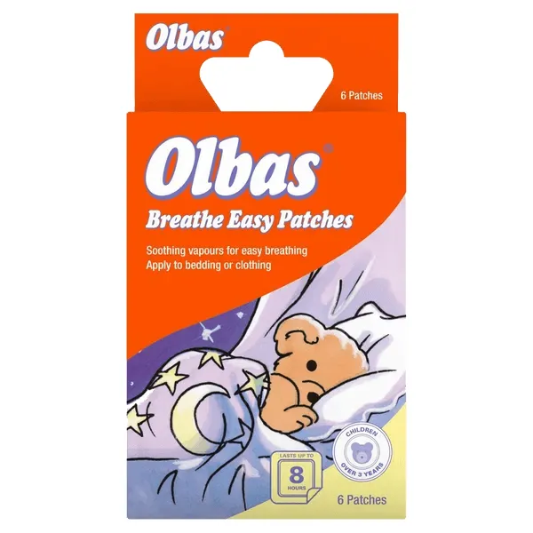 Olbas Breathe Easy Patches Pack of 6