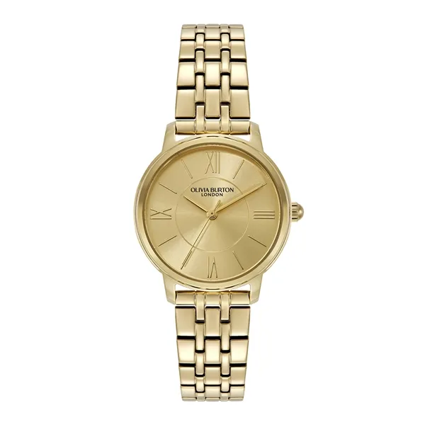 Olivia Burton Gold Westboure Gold Dial Watch