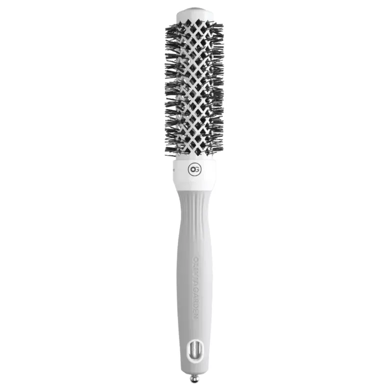Olivia Garden - Expert - Blowout Shine - White & Grey - 25mm