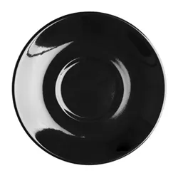 Olympia Cafe Flat White Saucer Black (12 pack)