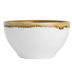 Olympia Kiln Round Bowl Chalk 140mm 635ml (6 Pack)