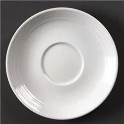 Olympia Linear Stacking Saucers White 60mm (12 Pack)