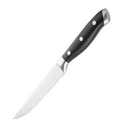 Olympia Premium Riveted Steak Knives with Black Abs Handles (6 pack)