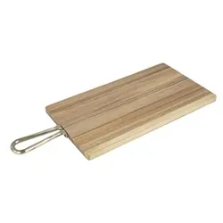 Olympia Rectangular Paddle Board Wood Metal Handles 615x260x20mm