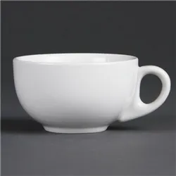 Olympia Whiteware Cappuccino Cups 200ml 7oz (12 Pack)