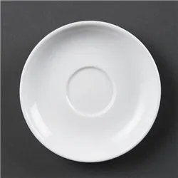 Olympia Whiteware Espresso Saucers (12 pack)