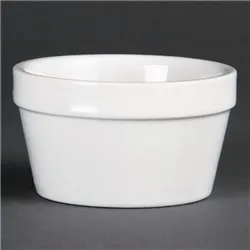 Olympia Whiteware Mediterranean Ramekins White 95mm (6 Pack)
