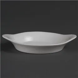 Olympia Whiteware Round Eared Dishes 156x 126mm (6 pack)