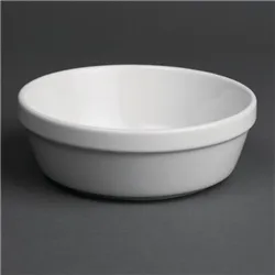 Olympia Whiteware Round Pie Bowls 137mm (Pack of 6)