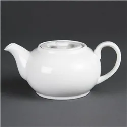 Olympia Whiteware Teapots 426ml (4 pack)