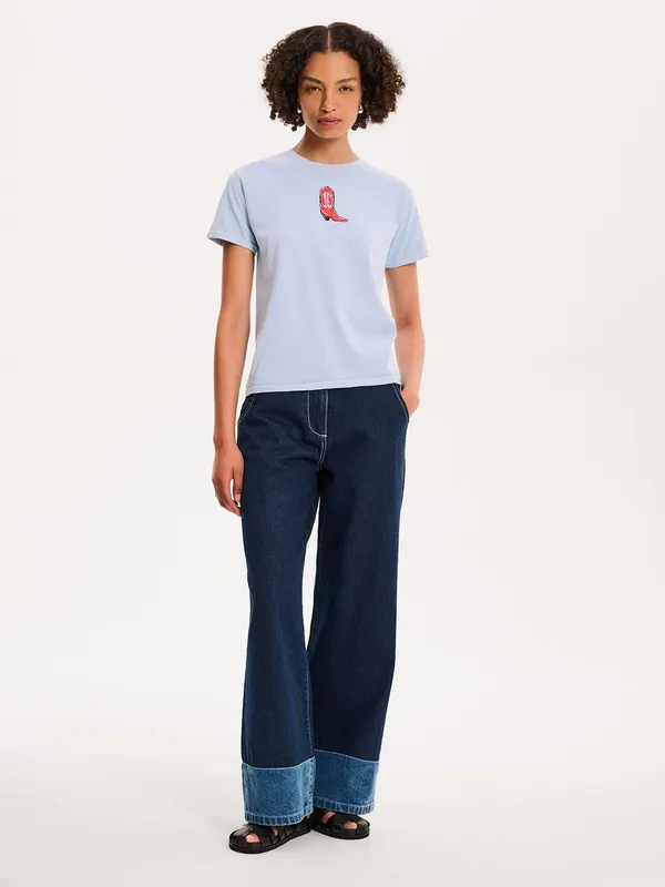 Omnes Women's Boot Baby T-shirt - Size: M