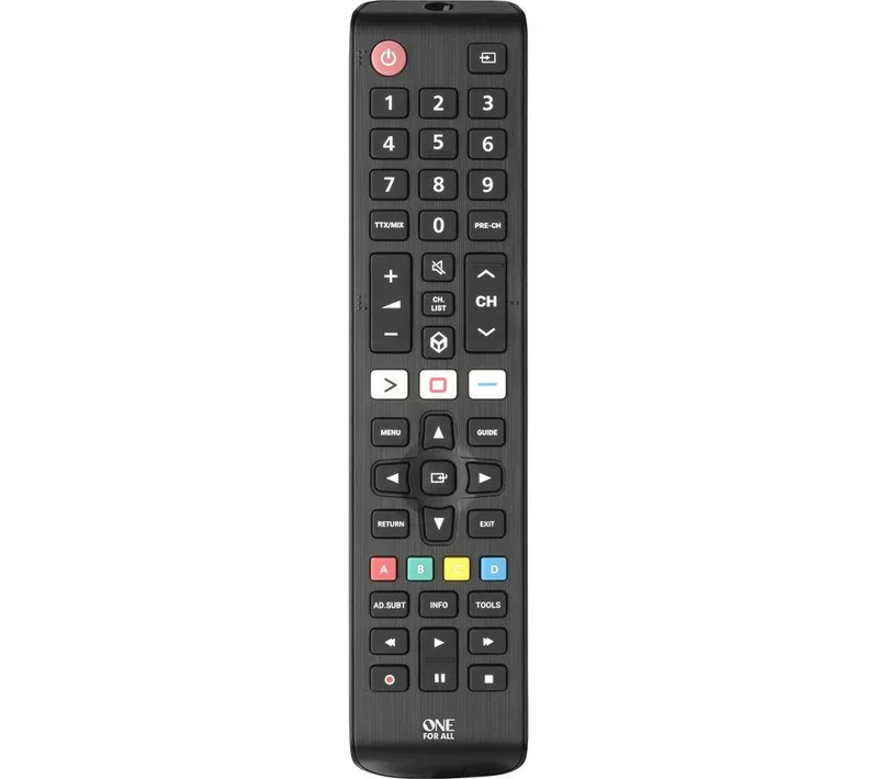 One For All URC4910 Samsung Universal Remote Control, Black