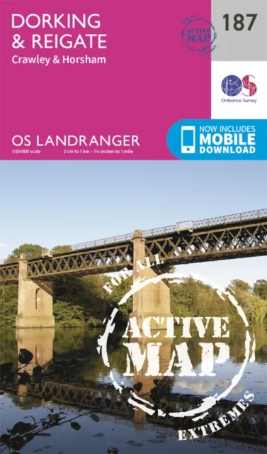 Ordnance Survey Dorking, Reigate & Crawley