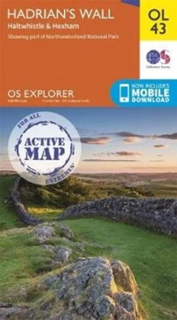 Ordnance Survey OS Map of Hadrian's Wall: Explorer OL43 - Na