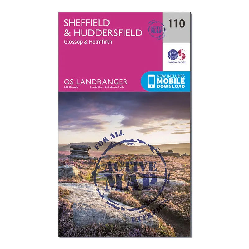 Ordnance Survey Sheffield & Huddersfield, Glossop & Holmfirth