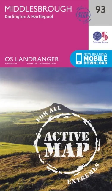 Ordnance Survey Middlesbrough, Darlington & Hartlepool