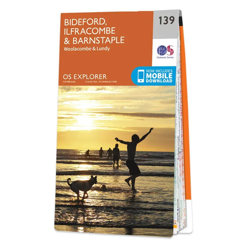 Ordnance Survey Bideford, Ilfracombe And Barnstaple