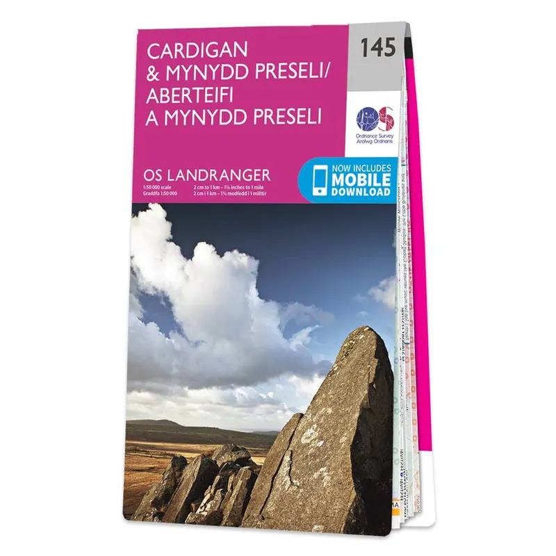 Ordnance Survey Cardigan & Mynydd Preseli