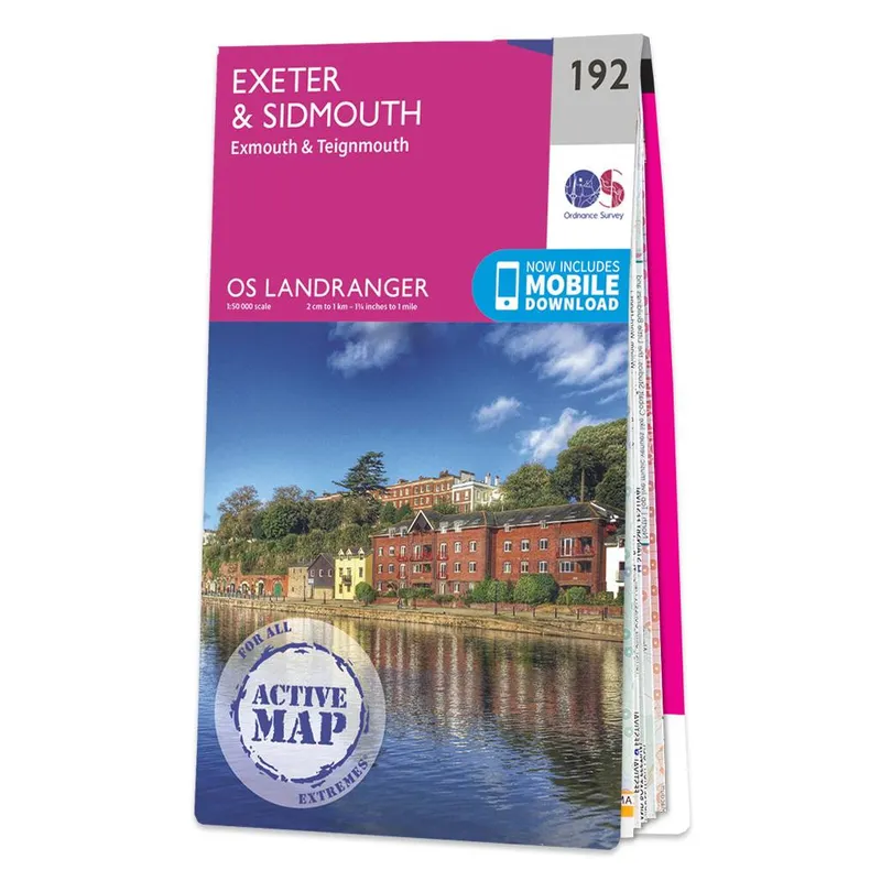 Ordnance Survey Exeter & Sidmouth, Exmouth & Teignmouth